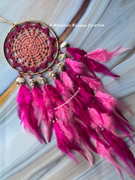 Shaam Gulabi Dreamcatcher Pink