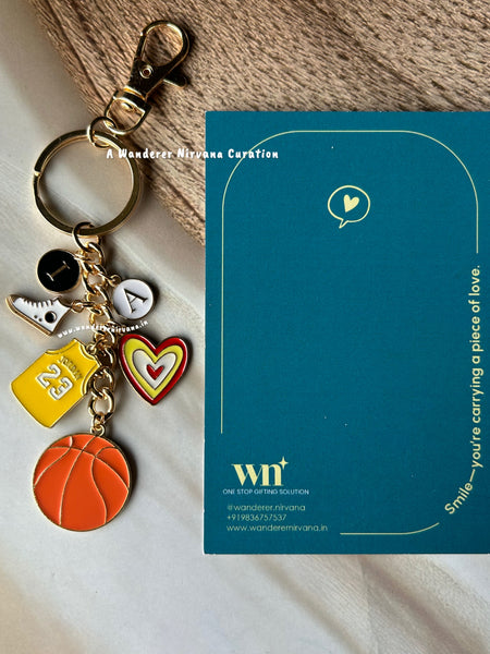 Basketball Keychain
