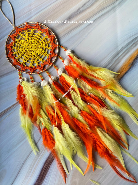 Sooraj Yellow and Orange Dreamcatcher