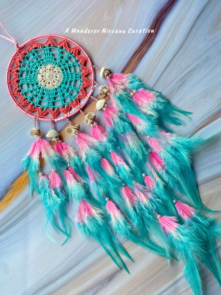 Mint To Be Pink Medium Dreamcatcher