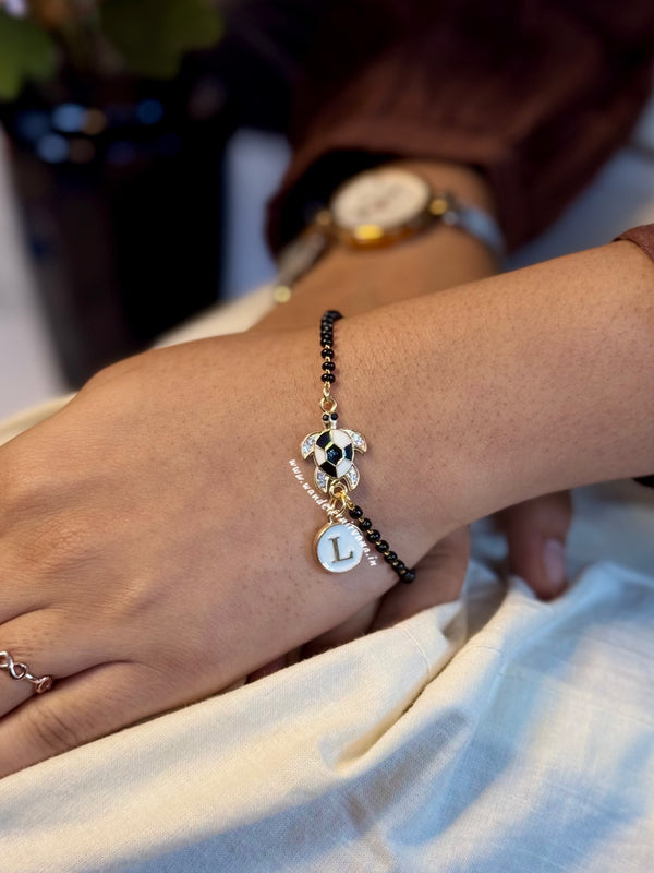 Turtle Nazariya Bracelet with Initial