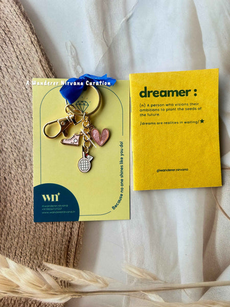 Badminton Pookie Keychain