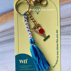 All Out Cricket Personalised Bagcharm