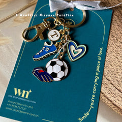 Football Core Love Keychain