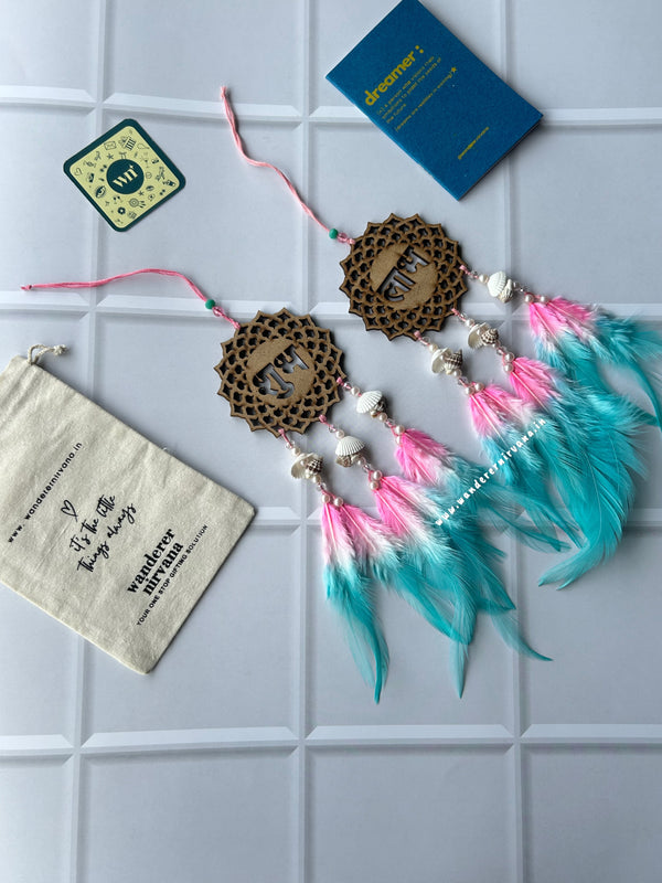 Shubh Labh Pink and Mint Tyohar