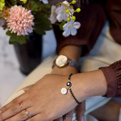 Classic Nazariya Bracelet with Initial