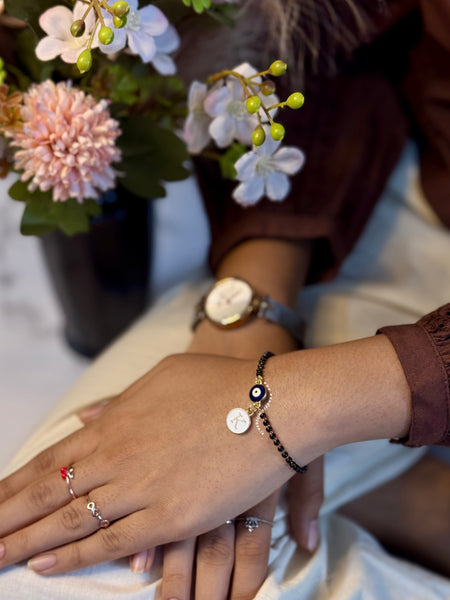 Classic Nazariya Bracelet with Initial