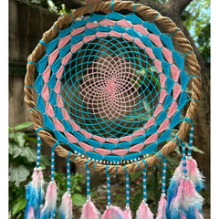BluePink Wreath Dreamcatcher