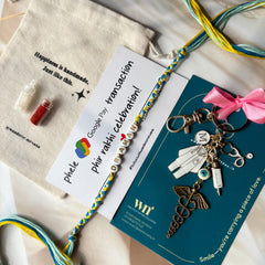 Doctor Name Rakhi  Keychain Combo  1