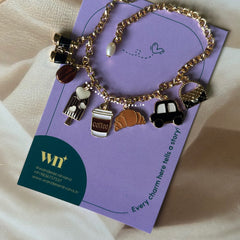 Coffee Pearl Bracelet