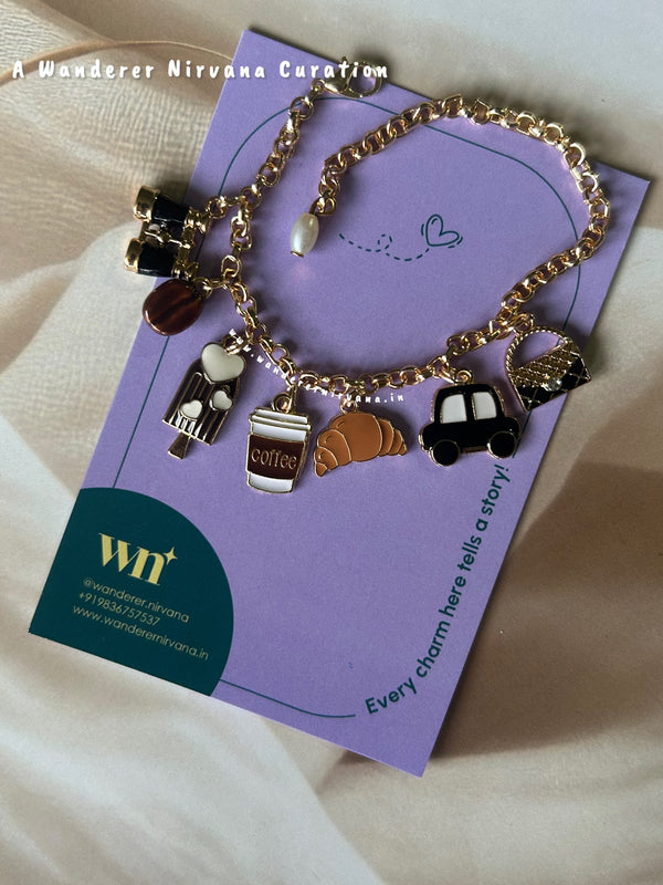 Coffee Pearl Bracelet