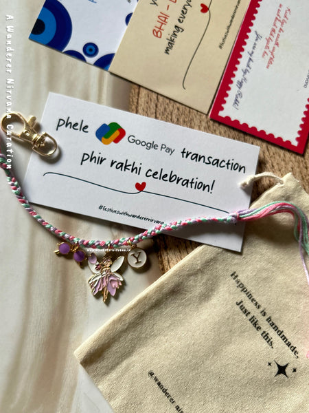 Fairy Charm Personalised Rakhi Bagcharm