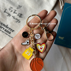 Basketball Keychain