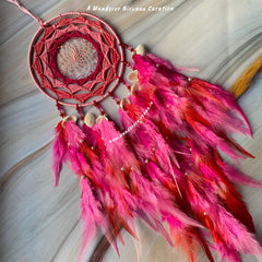 Love you Berry Much Red and Pink Dreamcatcher