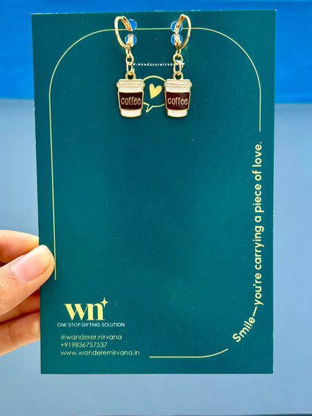 Coffee Earrings
