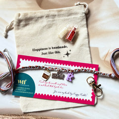 Knitting Charm Rakhi Keychain