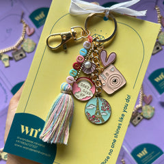 Paris Personalised Keychain Bagcharm