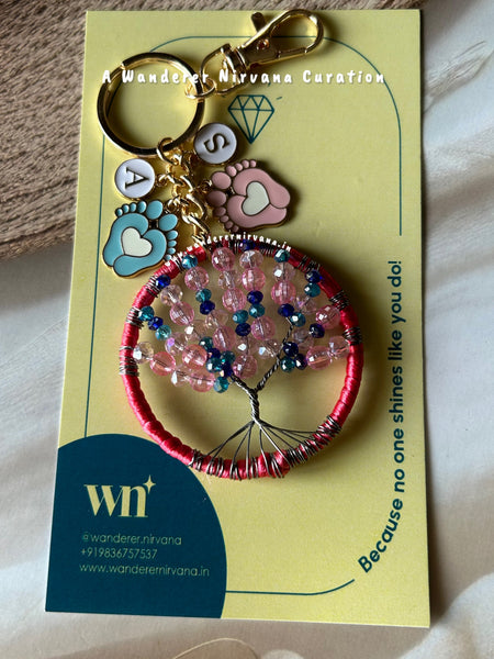 Baby Family Tree of Life Keychain