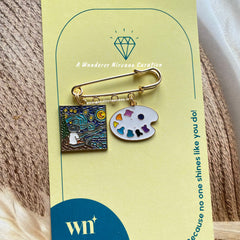 Artist Pallete Brooch