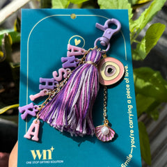 Personalised Lavender Bagcharm