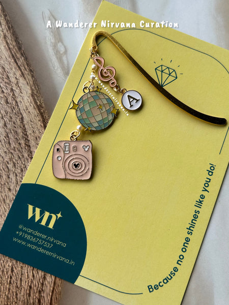 Music Polaroid Personalised Bookmark