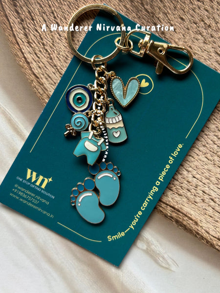 BabyBlue Keychain