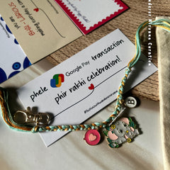 Elephant Charm Rakhi Bagcharm