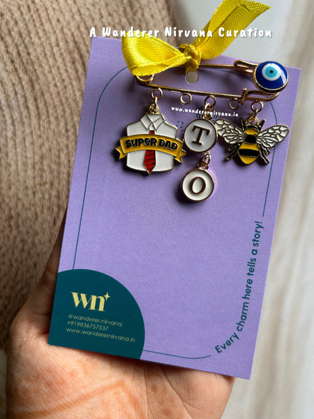 Super Dad To Be Quirky Brooch