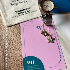 Bow Starfish Watchcharm