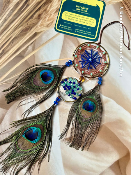 Mayur Chakra Tree of Life Dreamcatcher