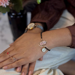 Gulzar Nazariya Bracelet with Initial