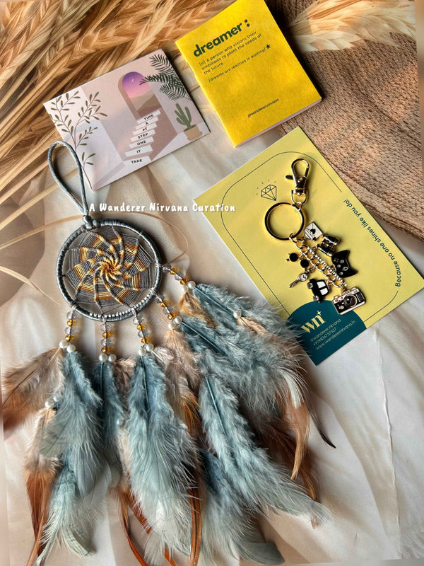 Classic Old School Dreamcatcher Keychain Combo