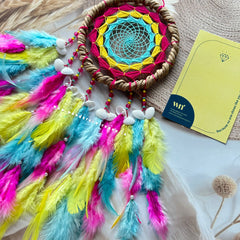 Bloom Garden Wreath Shells Dreamcatcher