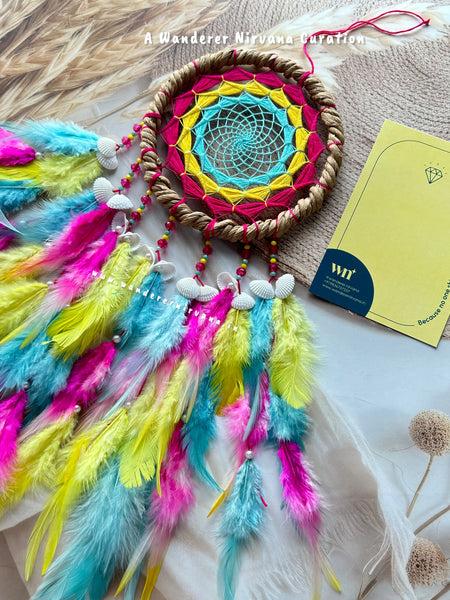 Bloom Garden Wreath Shells Dreamcatcher