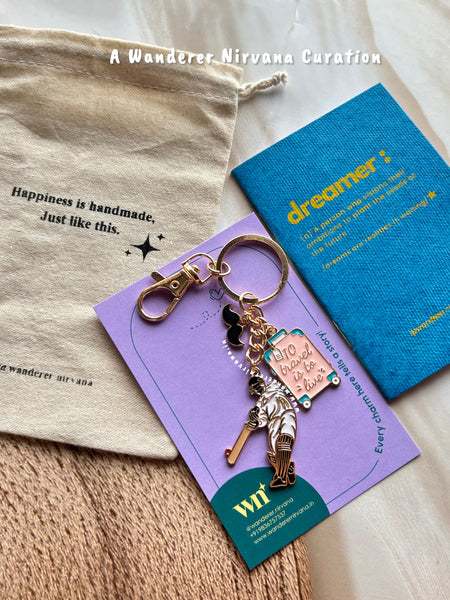 Cricket Travel Keychain