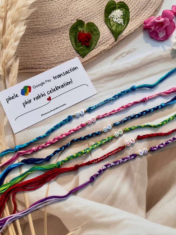 Alphabet Smiley Rakhi