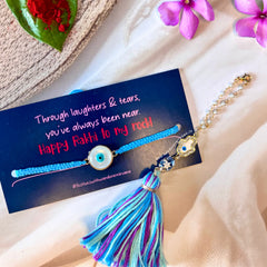 Scared EvilEye Rakhi set