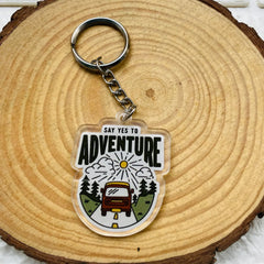 Say Yes To Adventure Keychain