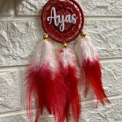 Calm Scarlet Dreamcatcher