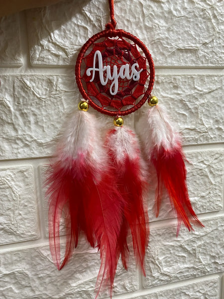 Calm Scarlet Dreamcatcher