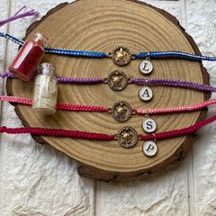 Tortoise with  Alphabet Rakhi