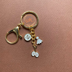 Badminton Keychain