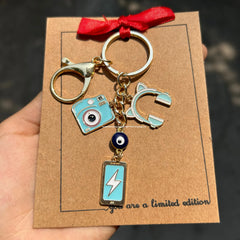 Music , photography, Full power keychain