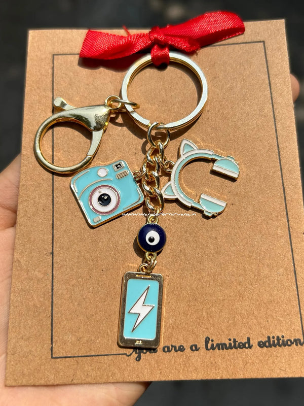 Music , photography, Full power keychain
