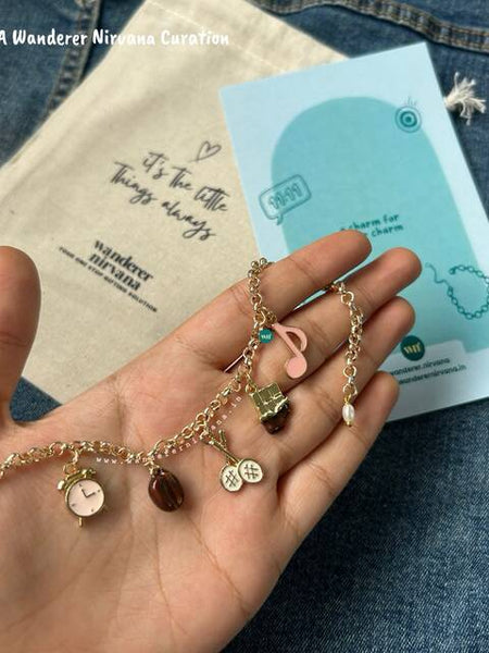 Badminton Coffee Bean Chocolate Music Bracelet
