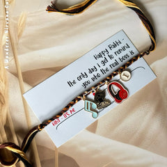 DJ Charm Rakhi Keychain