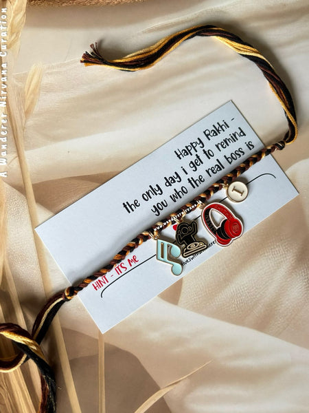 DJ Charm Rakhi Keychain