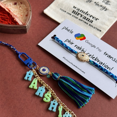 Bhaiya -Bhabhi Boho Neelam Set