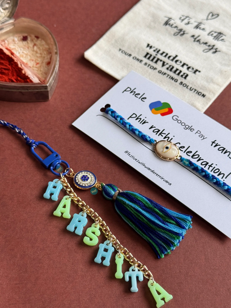 Bhaiya -Bhabhi Boho Neelam Set