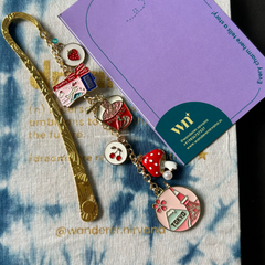 Tokyo Sweet Escape Bookmark | Travel &  Food Golden Bookmark